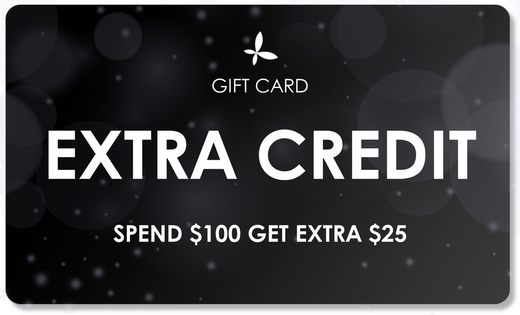 Gift Cards with Extra Credit!